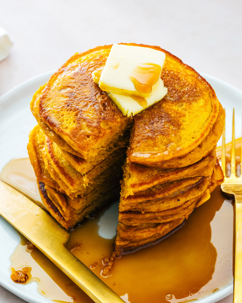 Pumpkin pancakes recipe