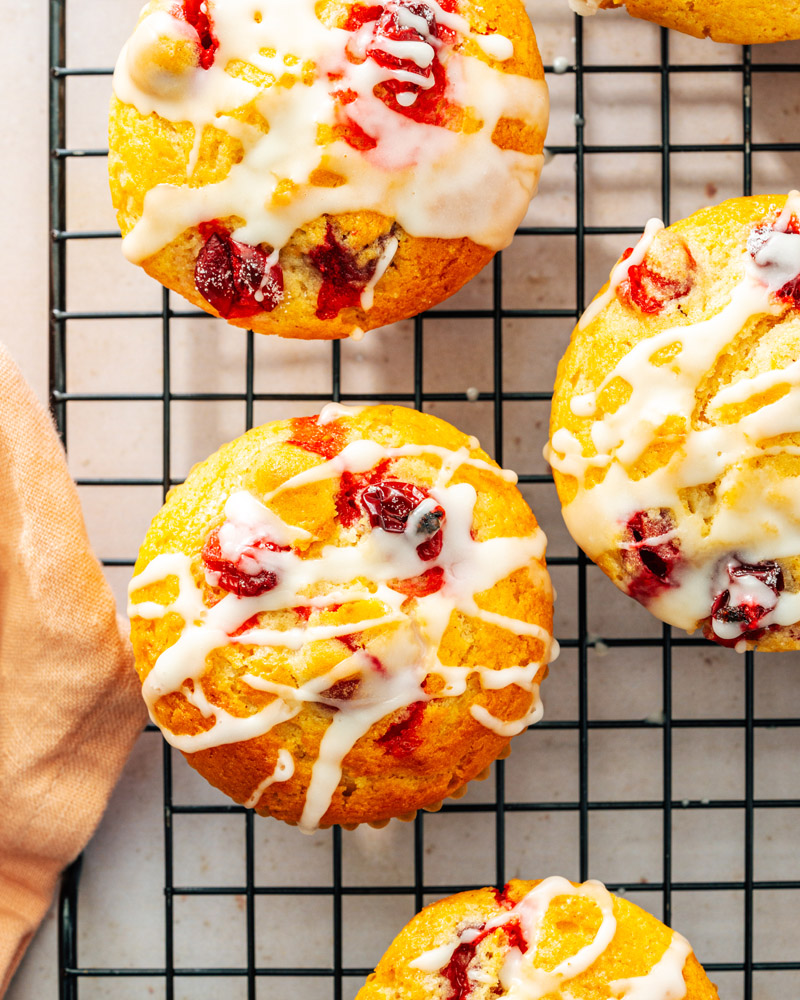 Orange cranberry muffins