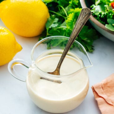 Lemon tahini dressing