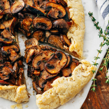 Mushroom galette