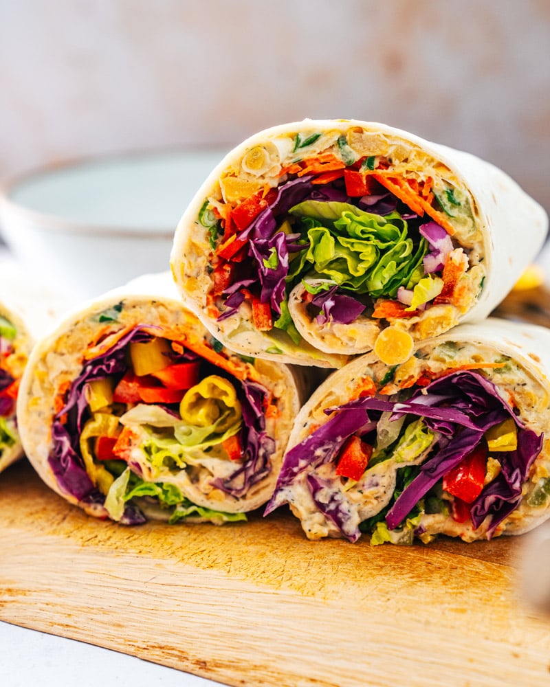 Veggie wrap recipe