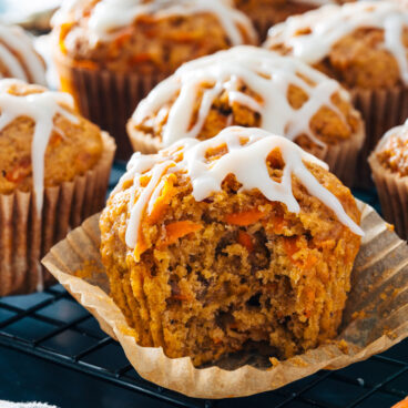 Carrot cake muffins recipe