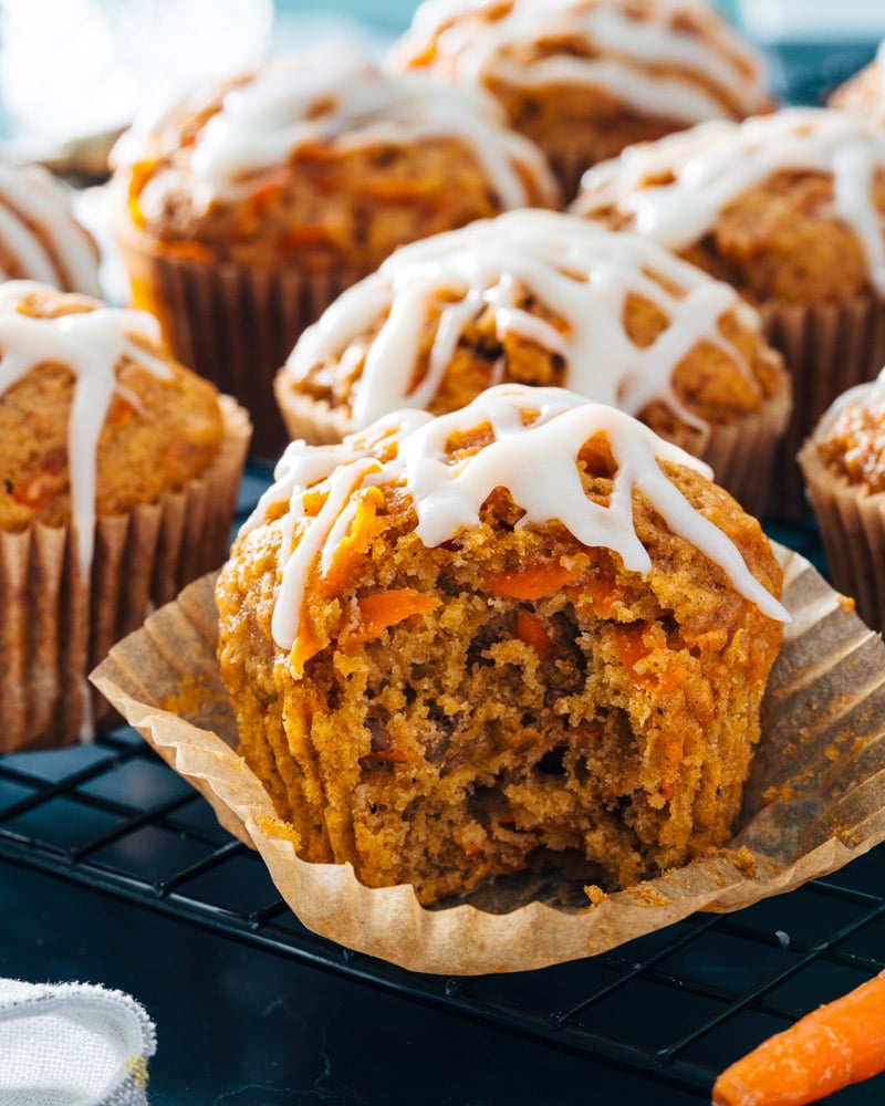 Carrot cake muffins recipe