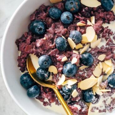 Blueberry oatmeal