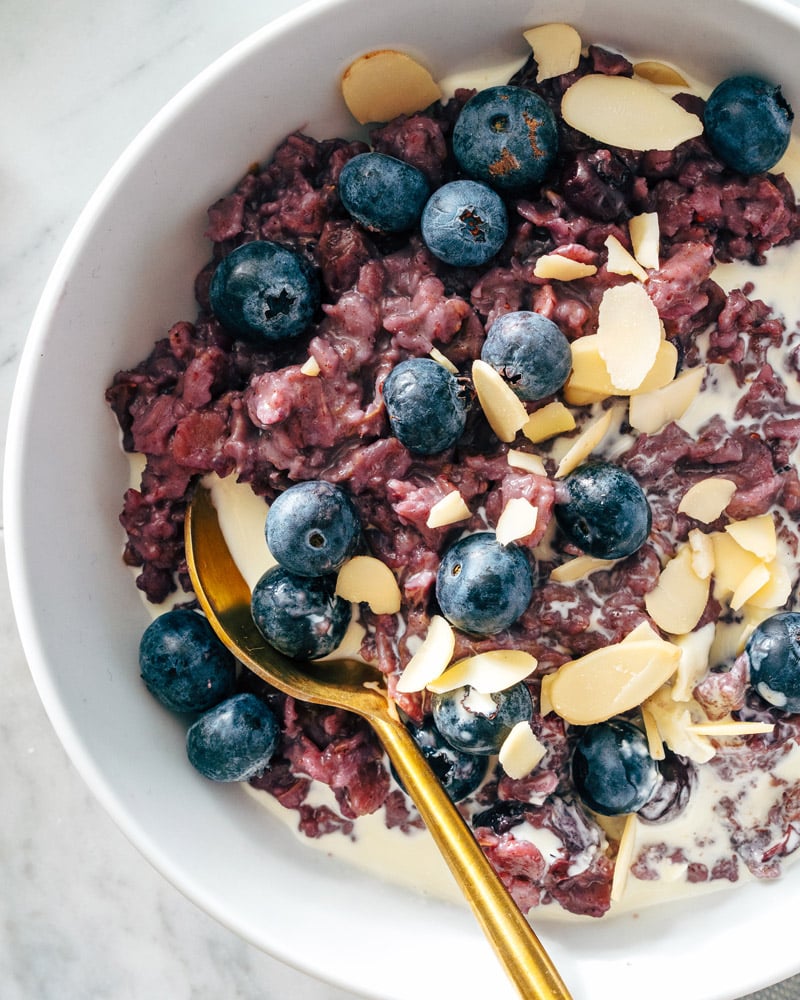 Blueberry oatmeal
