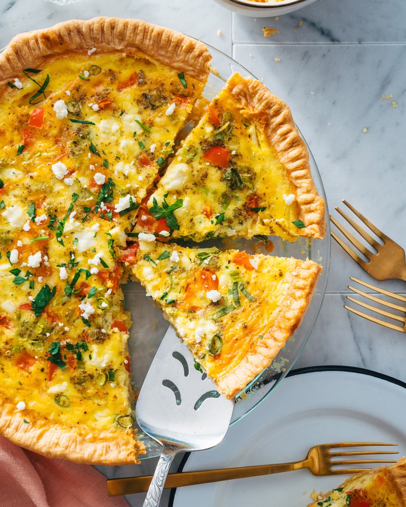 Breakfast quiche