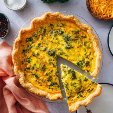 Broccoli quiche