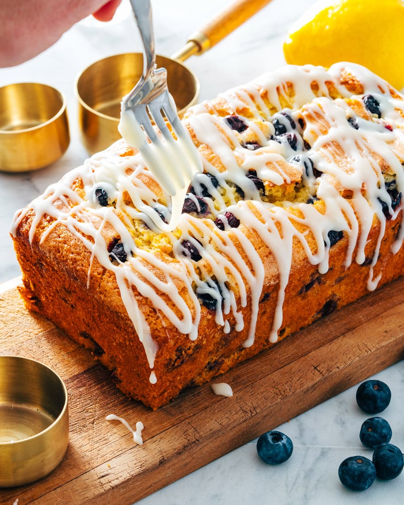 Lemon blueberry bread