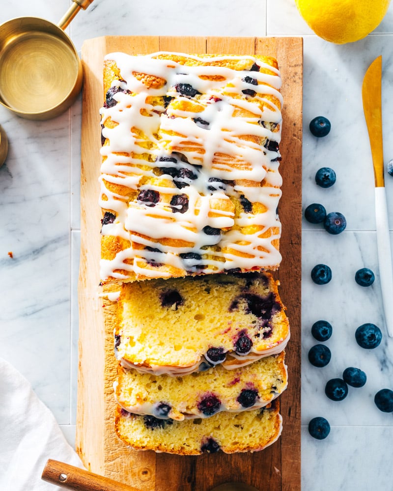 Lemon blueberry bread