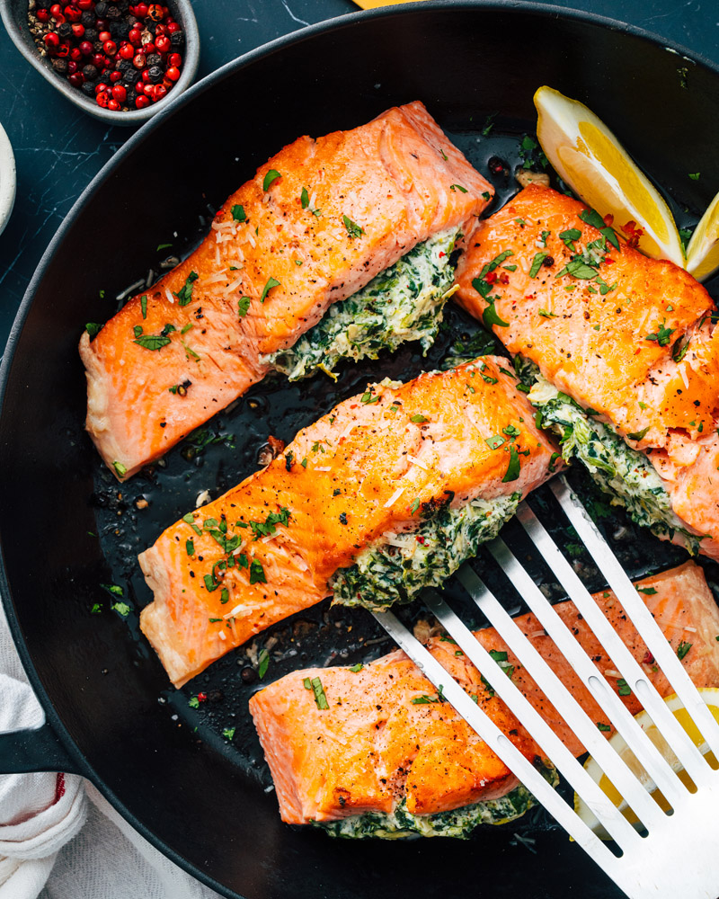 Stuffed Salmon Recipe