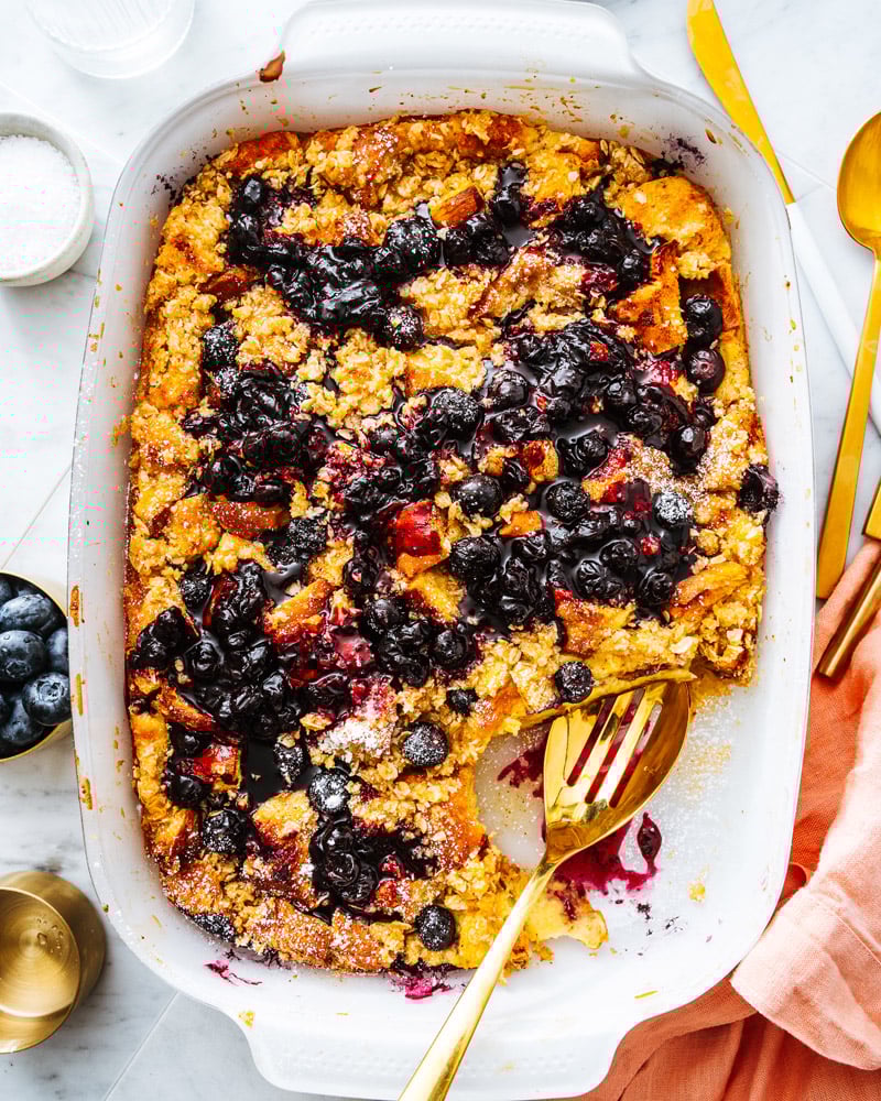 Blueberry French Toast Casserole