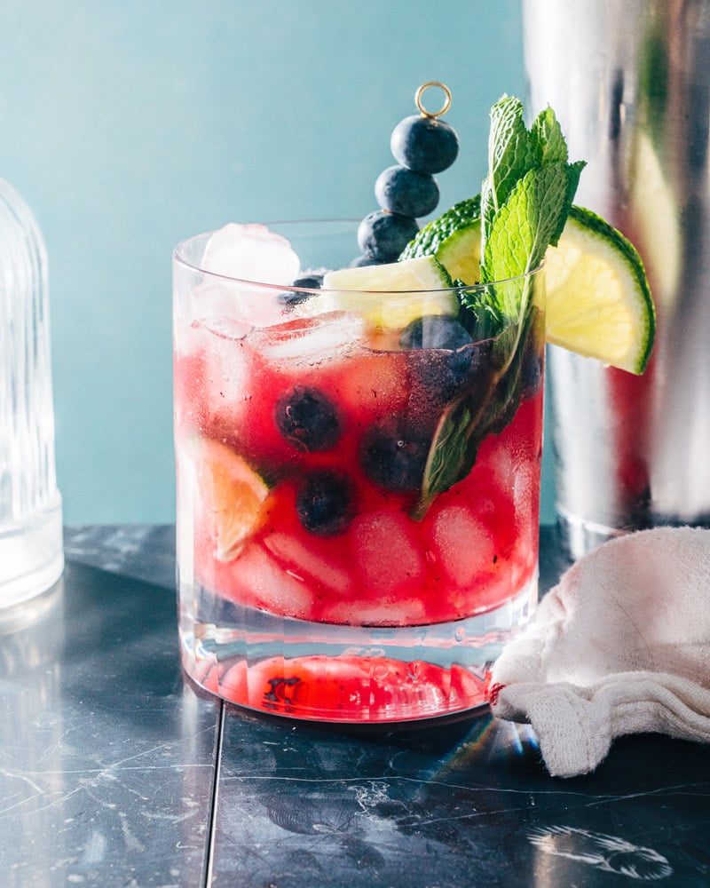 Blueberry vodka