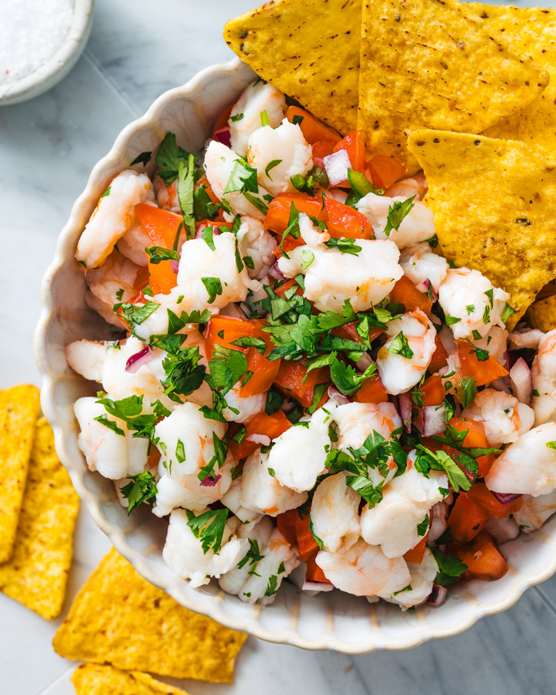 Shrimp ceviche