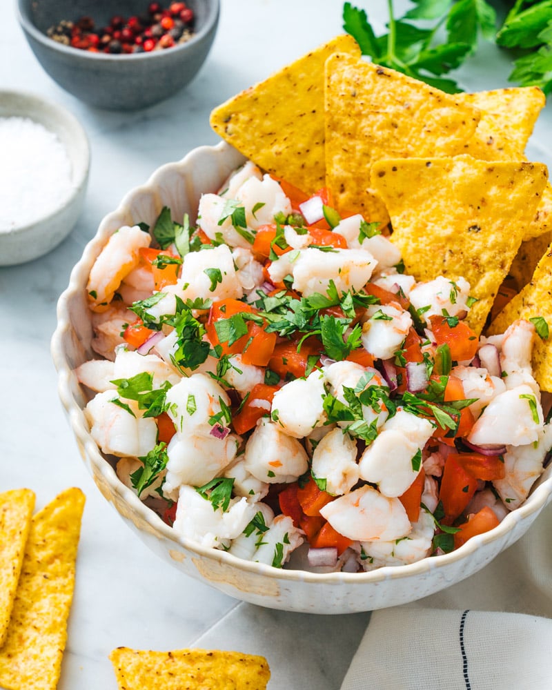 Shrimp ceviche
