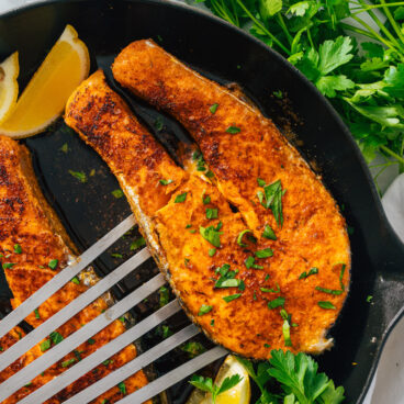 Salmon steak