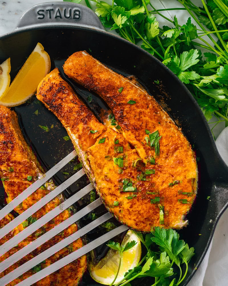 Salmon steak
