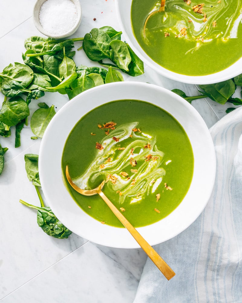 Spinach soup