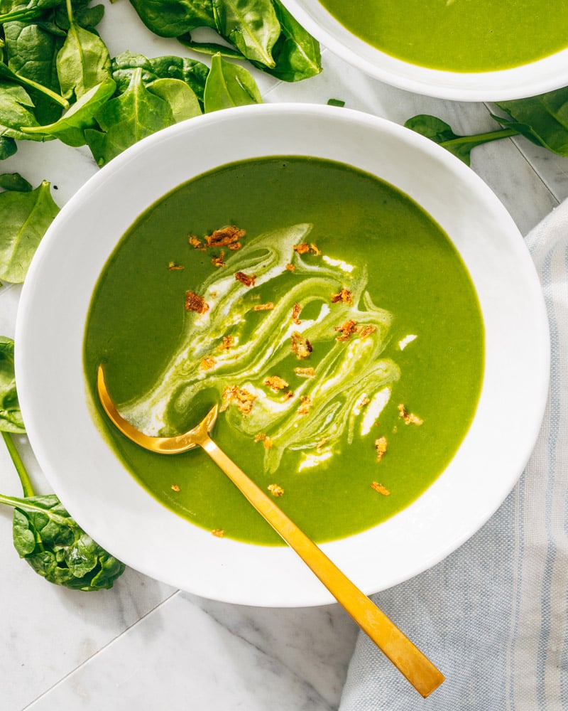 Spinach soup