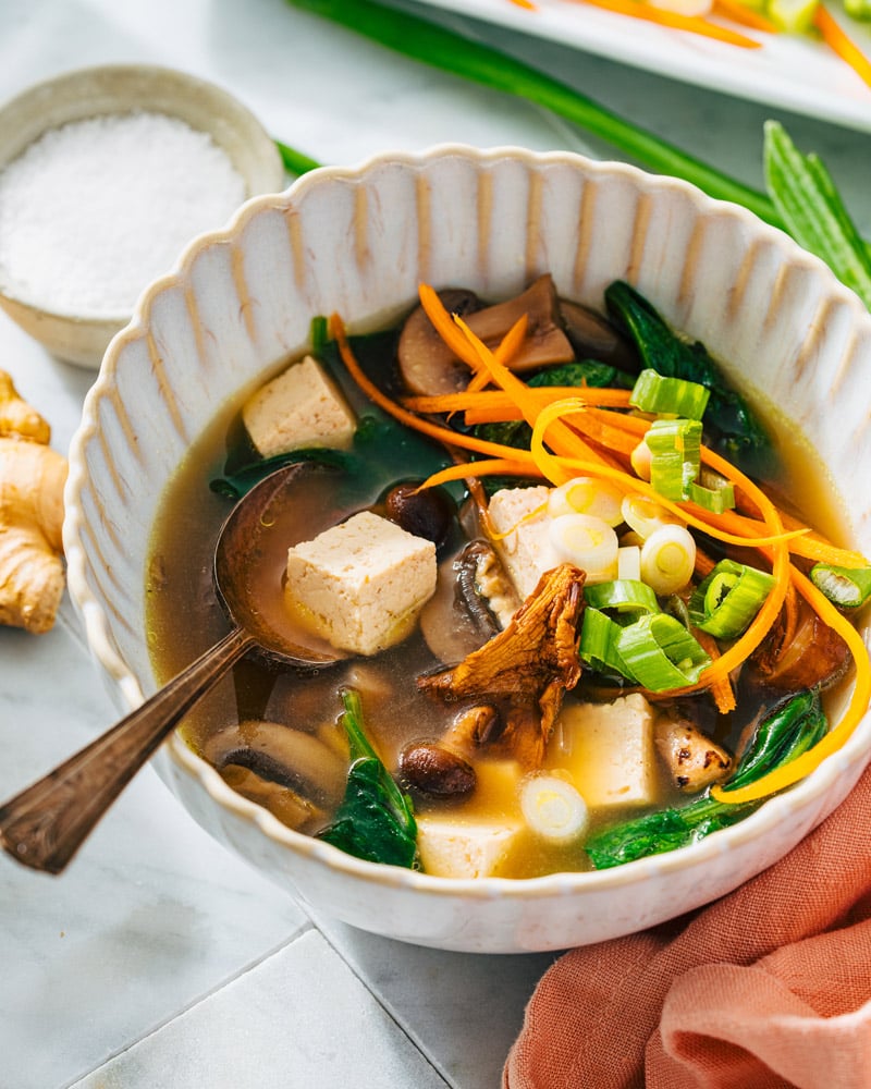 Tofu soup