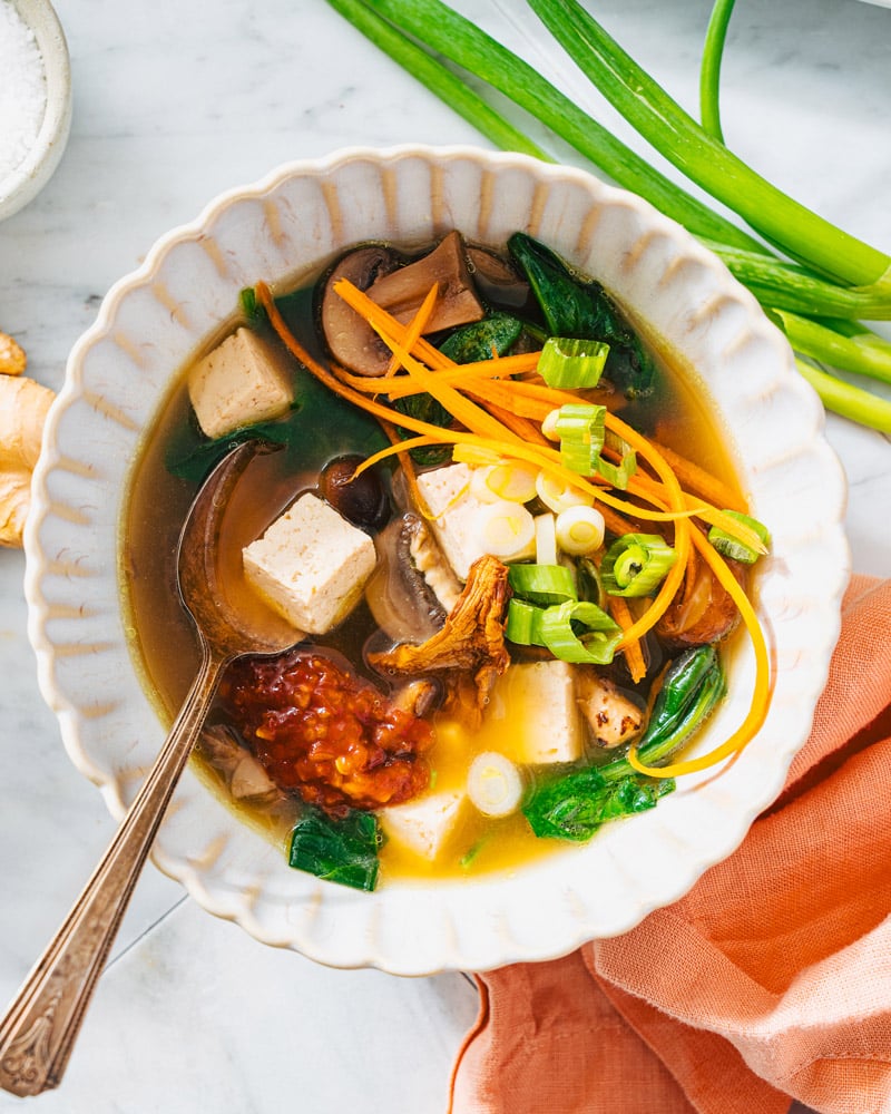 Tofu soup