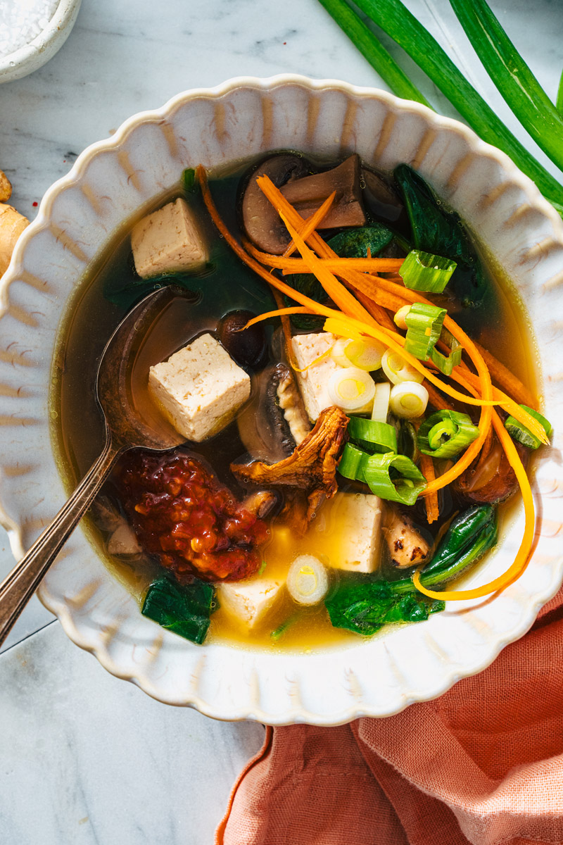 Tofu soup