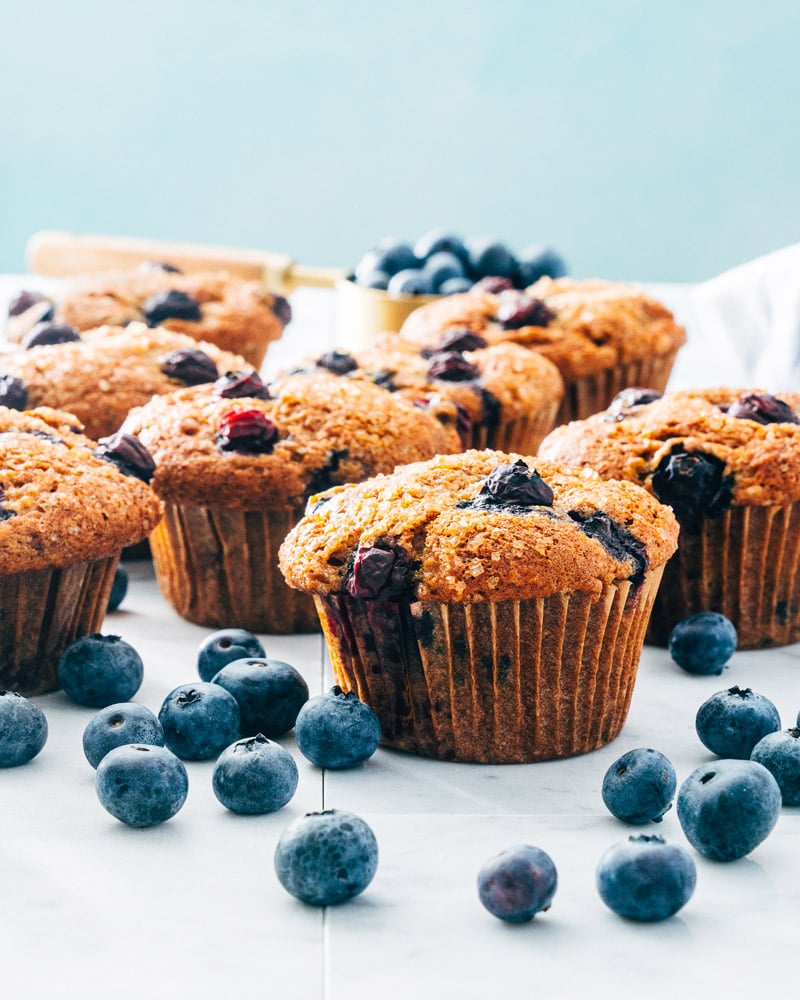 Banana Blueberry Muffins