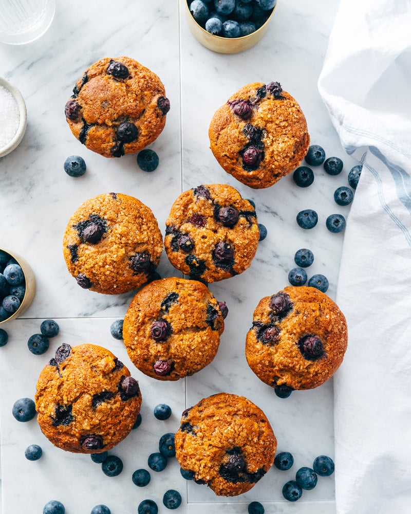 Banana Blueberry Muffins