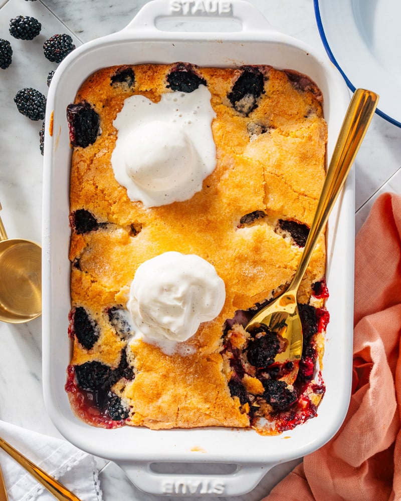Blackberry cobbler