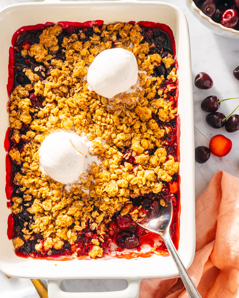 Cherry dessert