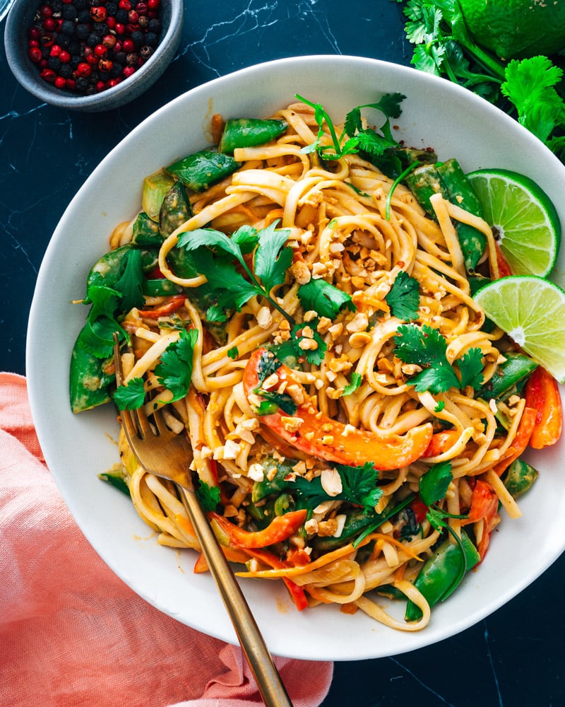 Peanut noodles