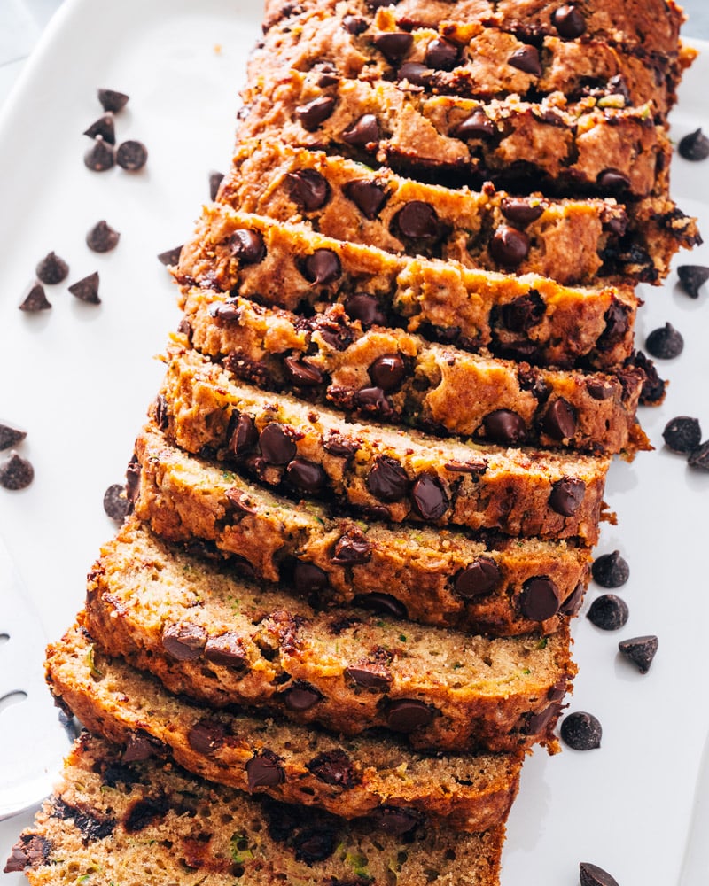 Chocolate chip zucchini bread