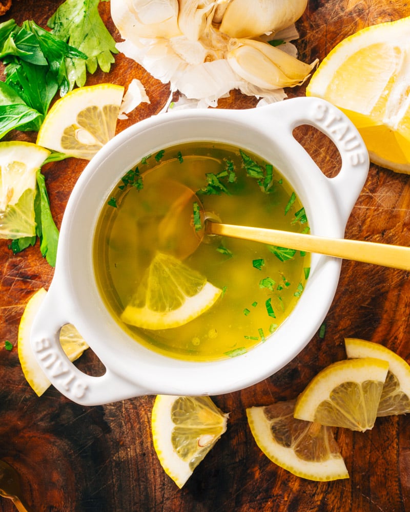 Lemon garlic butter sauce