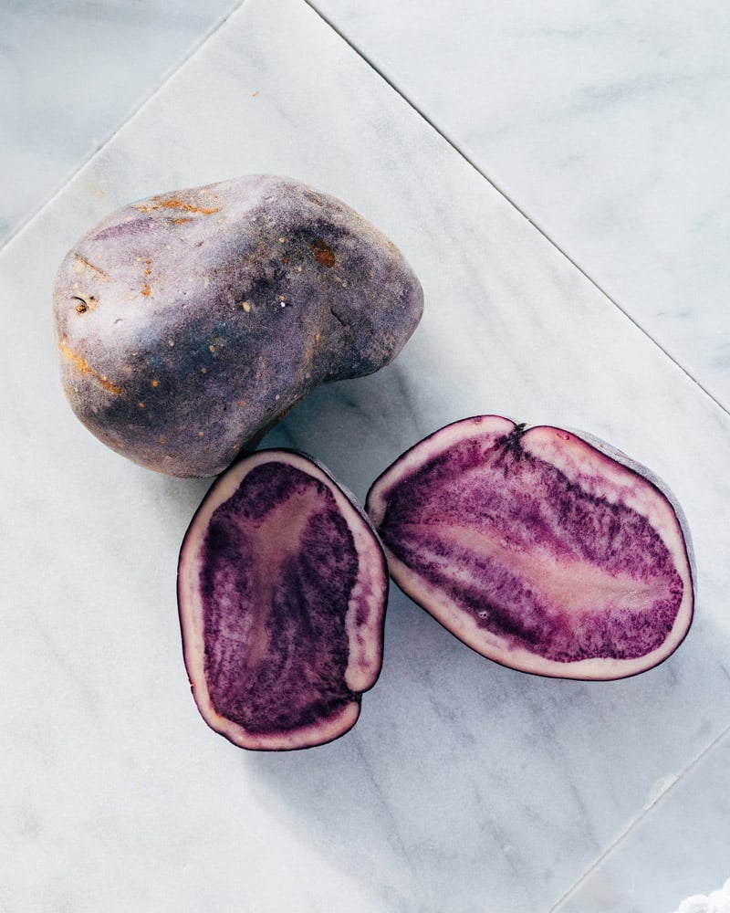 Purple potatoes