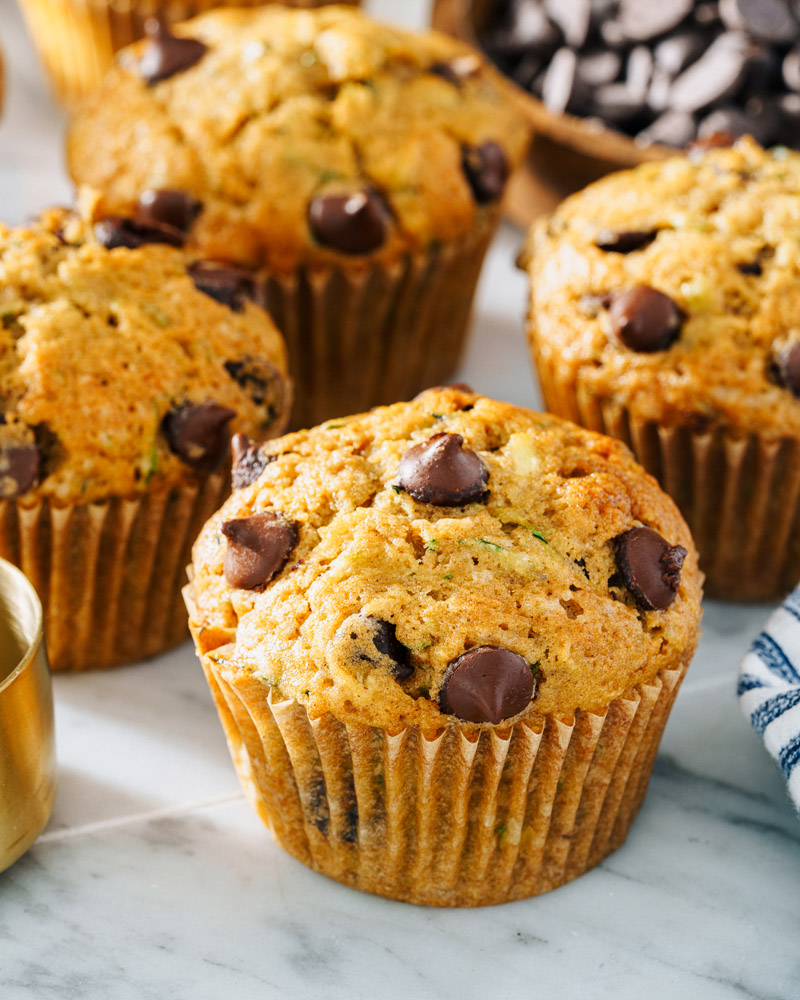 Zucchini Chocolate Chip Muffins