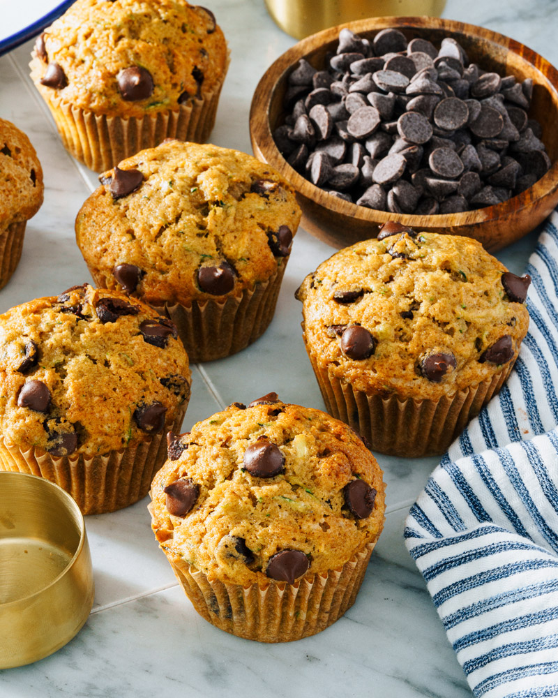 Zucchini Chocolate Chip Muffins