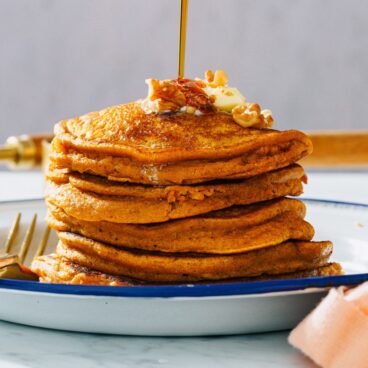 Pumpkin spice pancakes