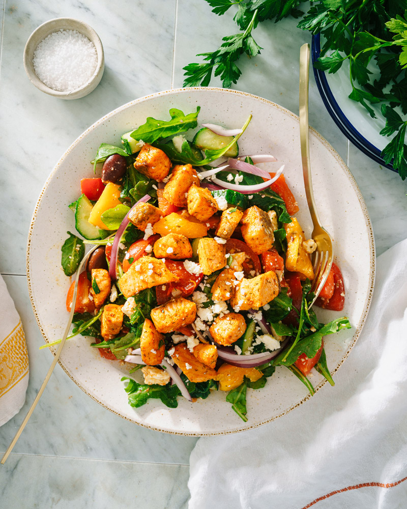 Greek Salmon Salad