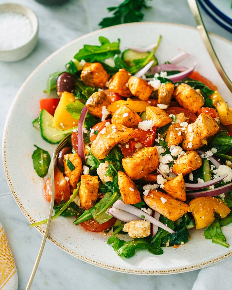 Greek Salmon Salad