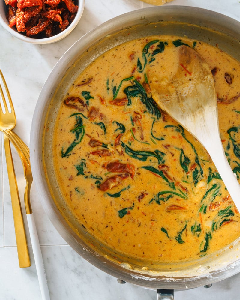 Sun Dried Tomato Cream Sauce
