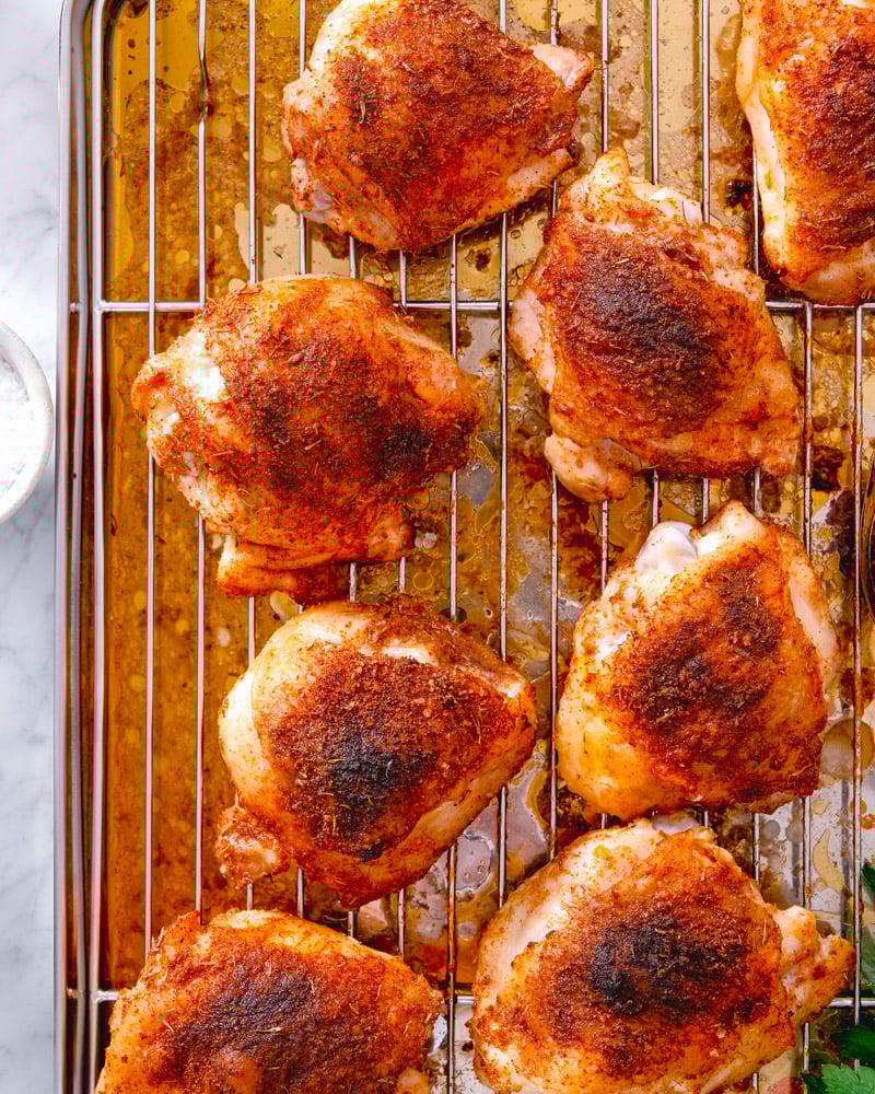 Oven Baked Chicken Thighs