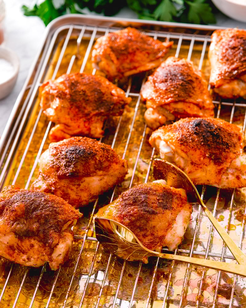 Baked Chicken Thighs Recipe, how long to bake chicken thighs