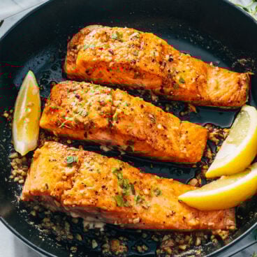 Pan seared salmon