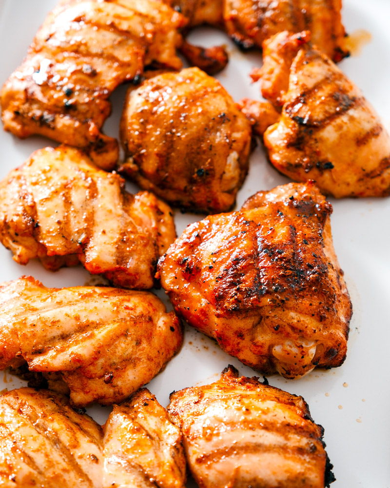 How long to grill chicken thighs