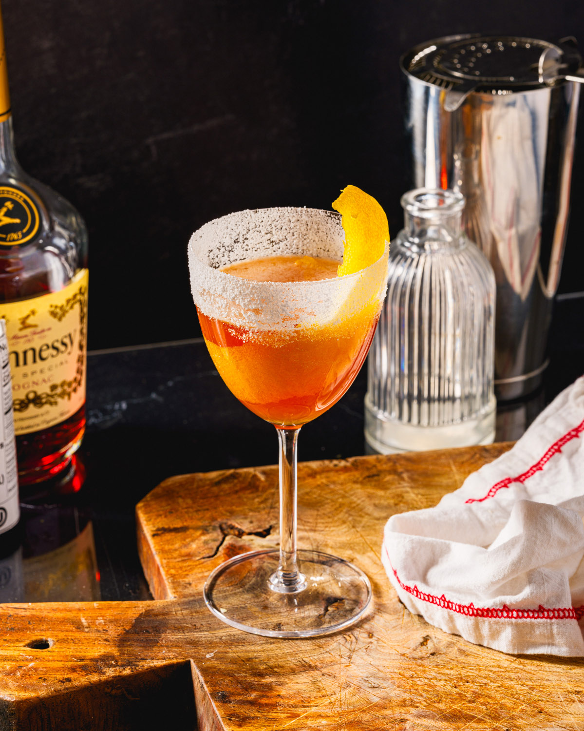 Brandy Crusta drink