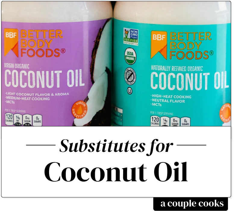 Substitute for coconut oil