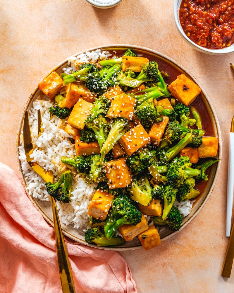 Tofu Broccoli Stir Fry
