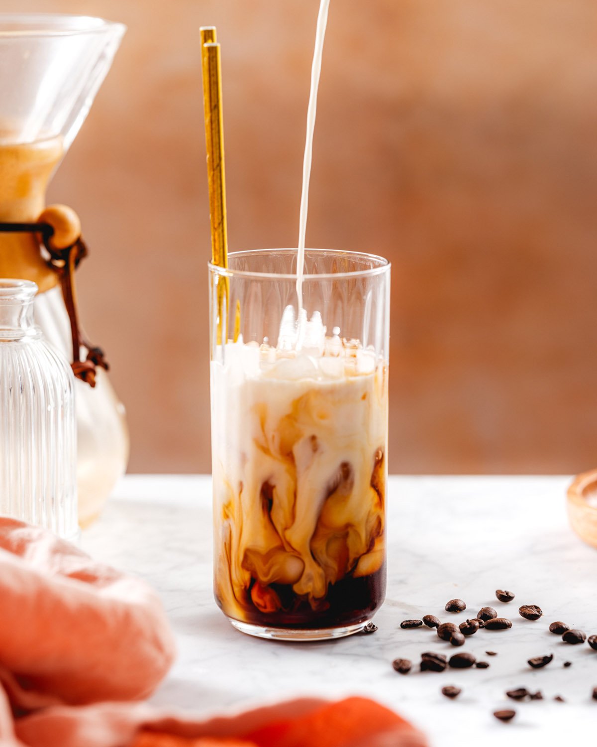 Vanilla iced coffee