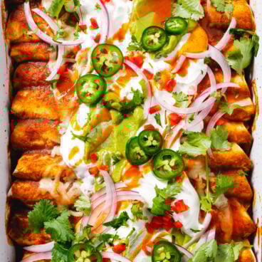 Cheese enchiladas