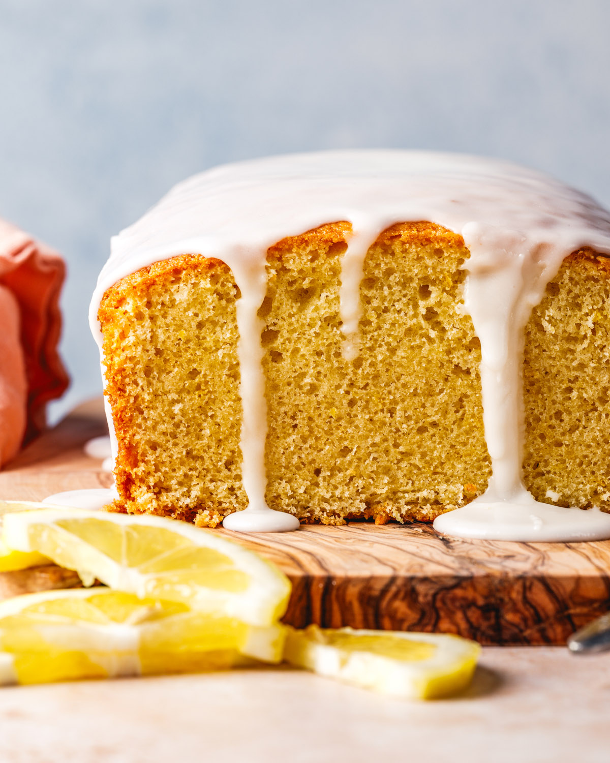 Lemon Bread recipe with lemon icing drizzle.