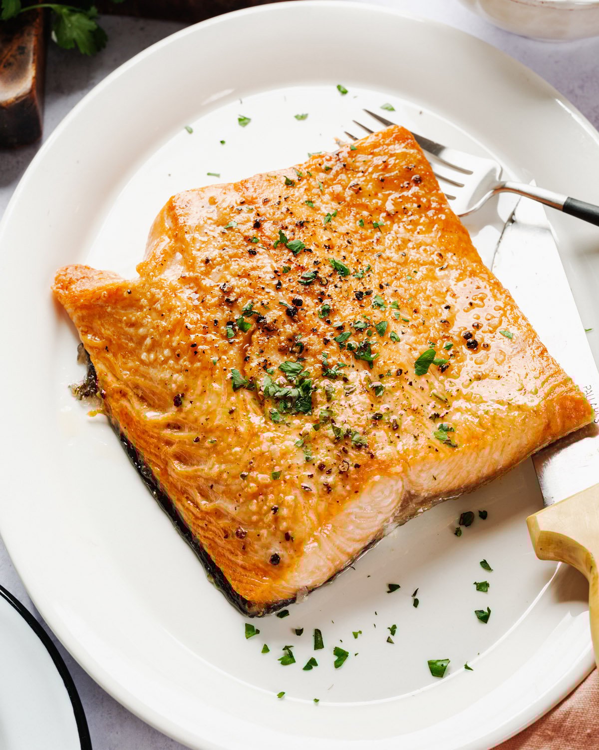 Broiled Salmon